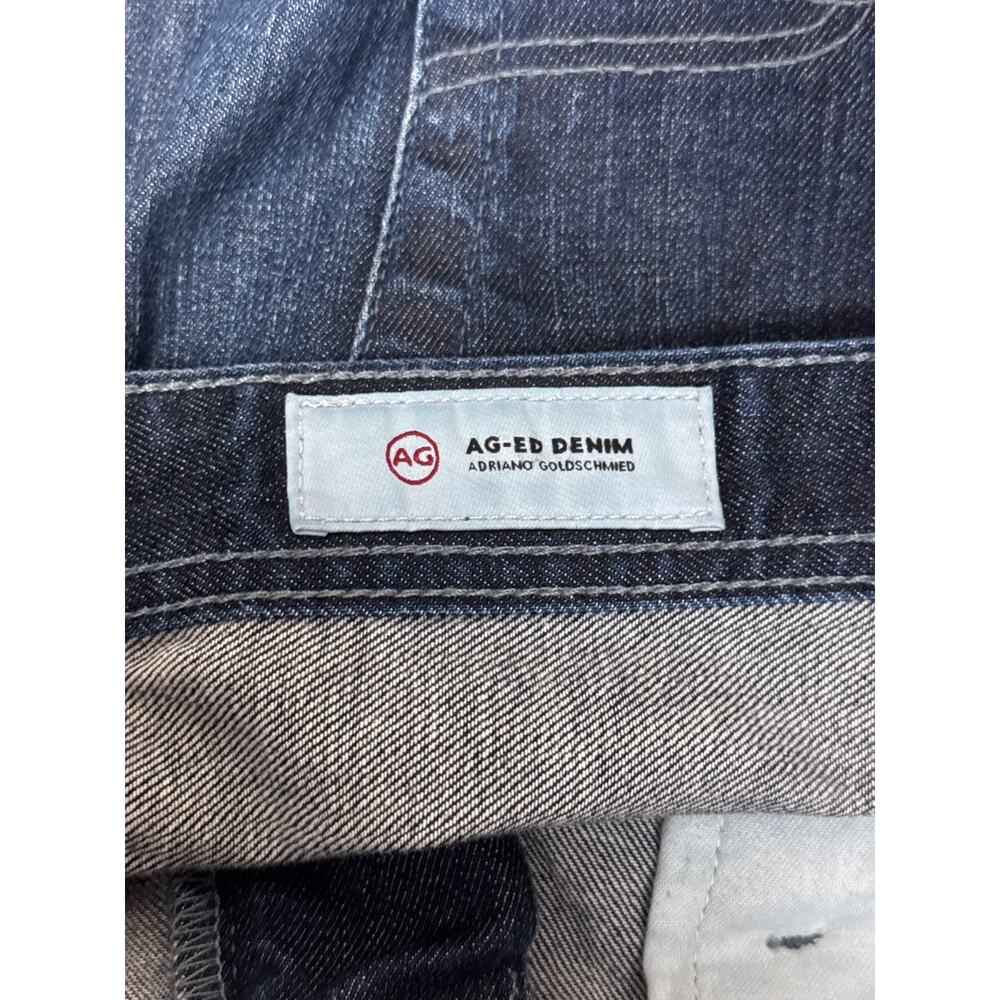 AG Adriano Goldschmied Jeans 34 x 34 Mens The Ives Athletic Dark Wash Denim - Picture 7 of 8